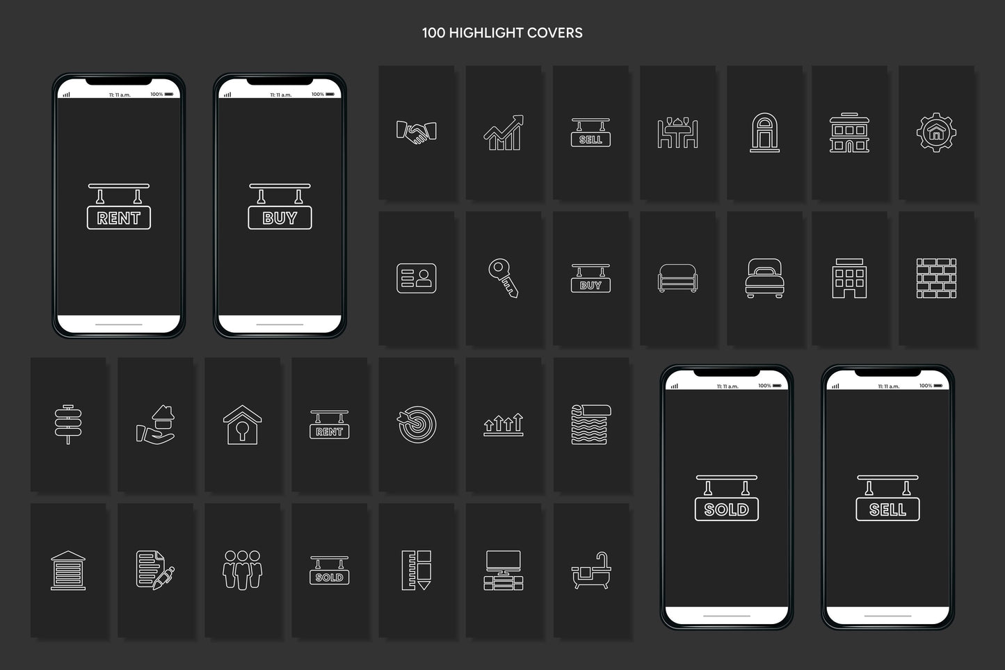 1200+ Real Estate Instagram Templates - Vol. 7
