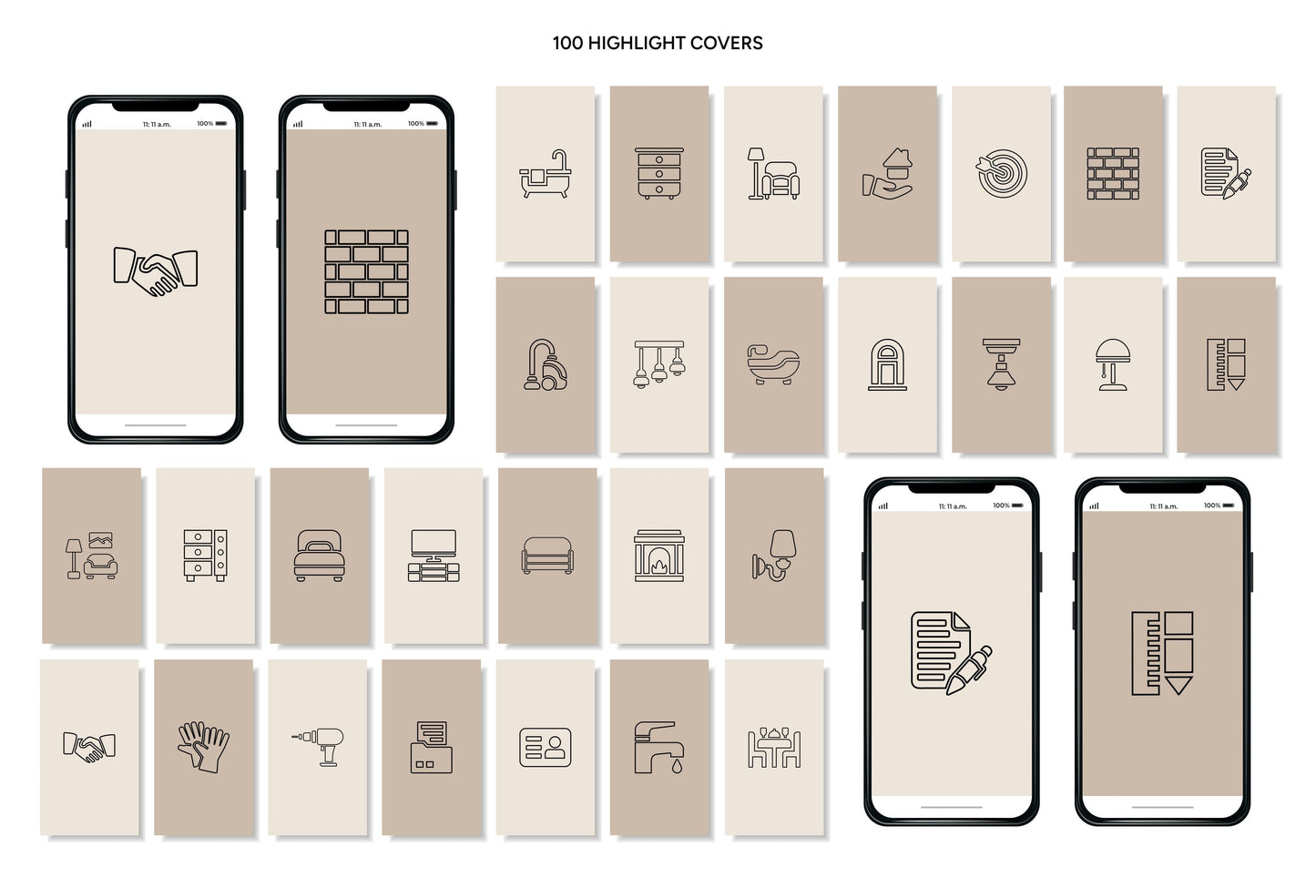 1200+ Interior Design Instagram Templates - Vol. 7