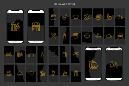 1200+ Restaurant Instagram Templates - Vol. 6