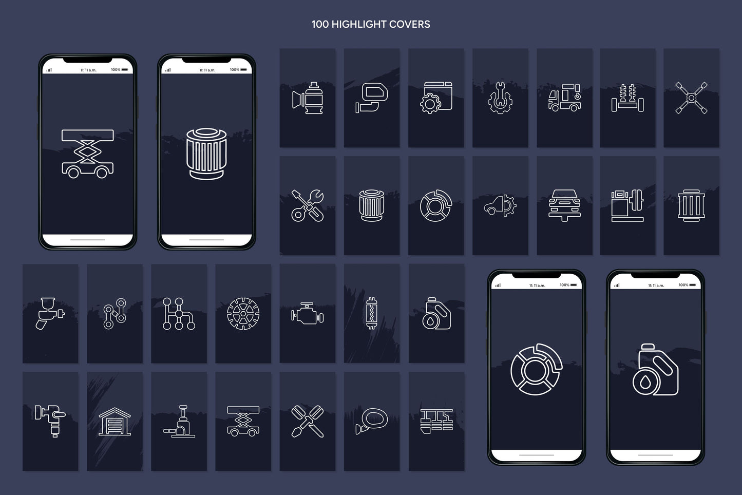 120+ Automotive Instagram Templates - Vol. 2