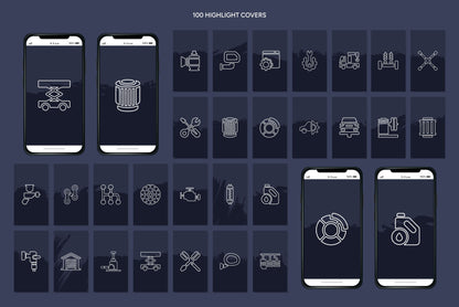120+ Automotive Instagram Templates - Vol. 2