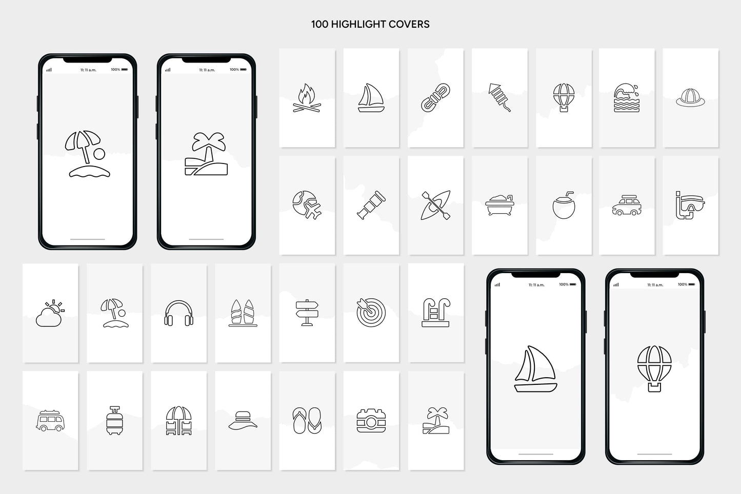 1200+ Travel Instagram Templates - Vol. 7
