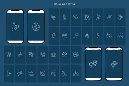 1200+ Medical Instagram Templates - Vol. 7