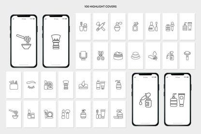 1200+ Skincare Instagram Templates - Vol. 7