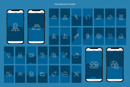 1200+ Travel Instagram Templates - Vol. 8