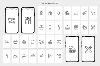 1200+ Restaurant Instagram Templates - Vol. 7