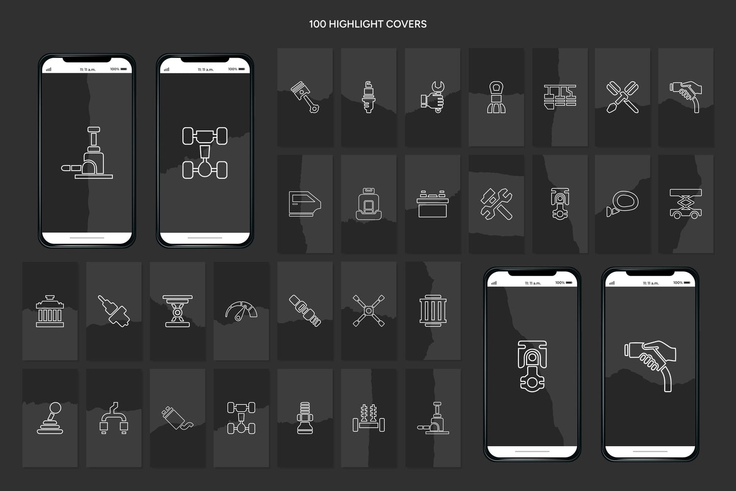 120+ Automotive Instagram Templates - Vol. 3