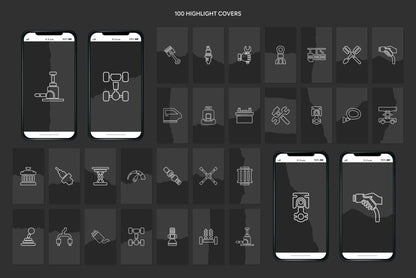 120+ Automotive Instagram Templates - Vol. 3