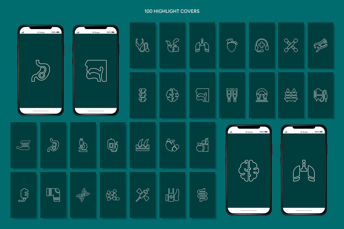 1200+ Medical Instagram Templates - Vol. 8