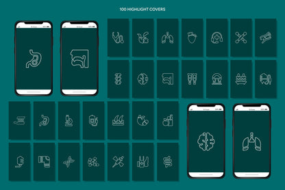 1200+ Medical Instagram Templates - Vol. 8