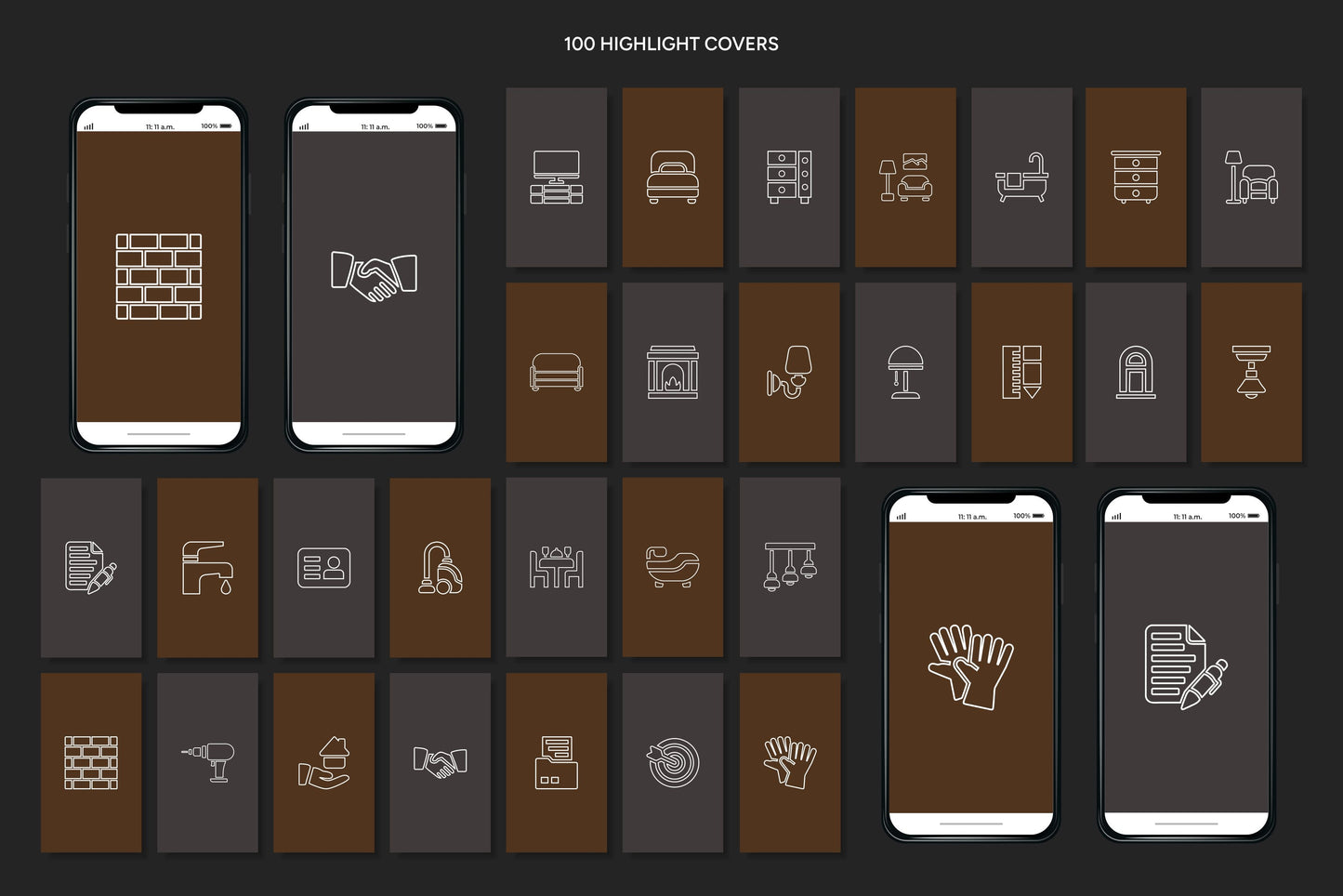 1200+ Interior Design Instagram Templates - Vol. 8