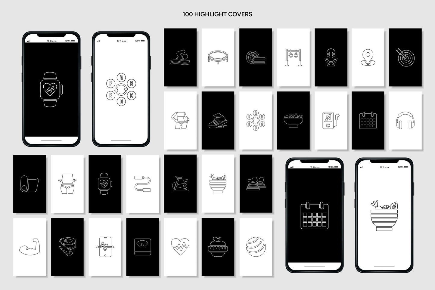 1200+ Wellness Instagram Templates - Vol. 6