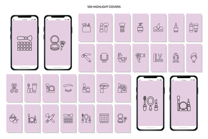 1200+ Makeup Instagram Templates - Vol. 7