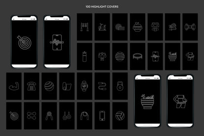 1200+ Fitness Instagram Templates - Vol. 6