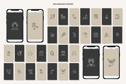 1200+ Hairstylist Instagram Templates - Vol. 8