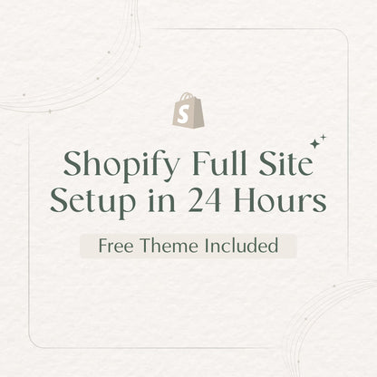 Setup this exact Shopify Store with Products Loaded