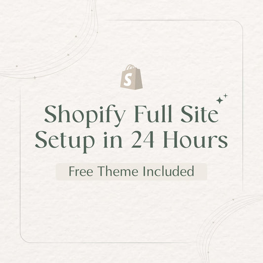 Setup this exact Shopify Store with Products Loaded