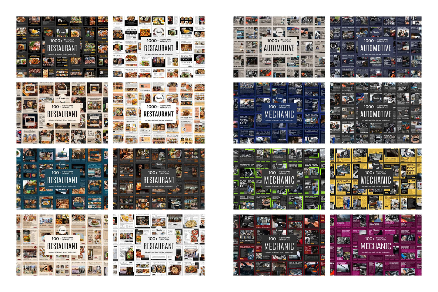55,000+ Instagram Templates (PLR/MRR)