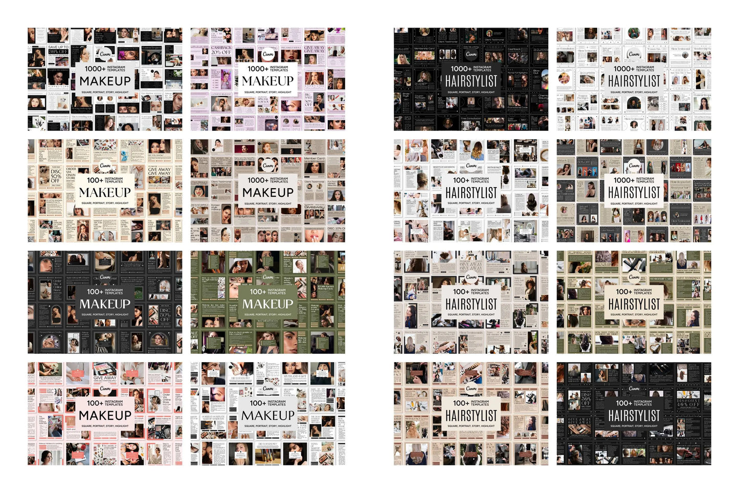 55,000+ Instagram Templates (PLR/MRR)