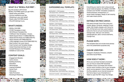 55,000+ Instagram Templates (PLR/MRR)