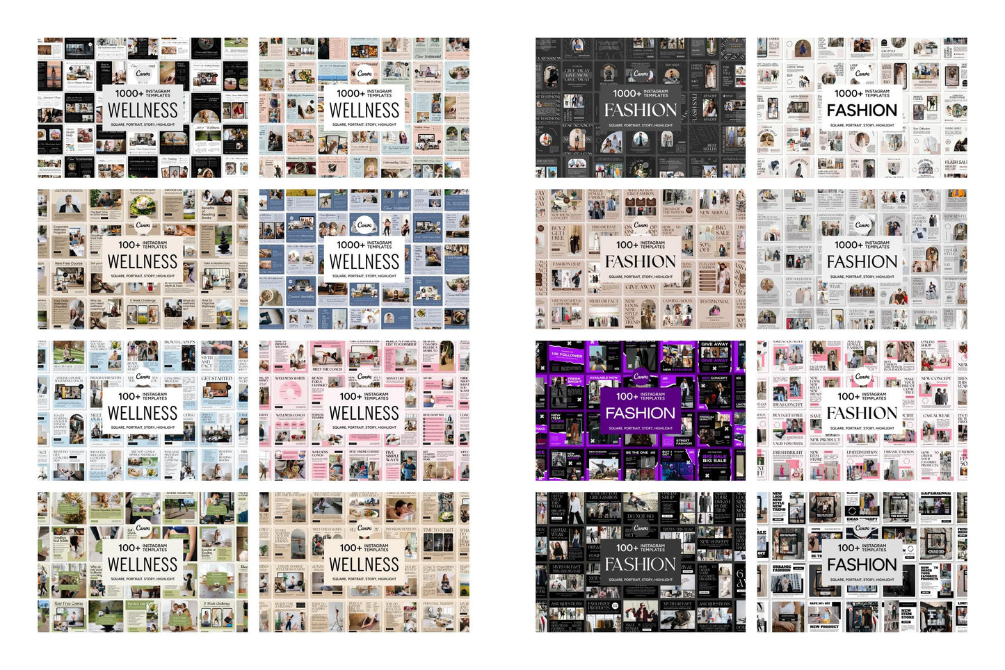 55,000+ Instagram Templates (PLR/MRR)
