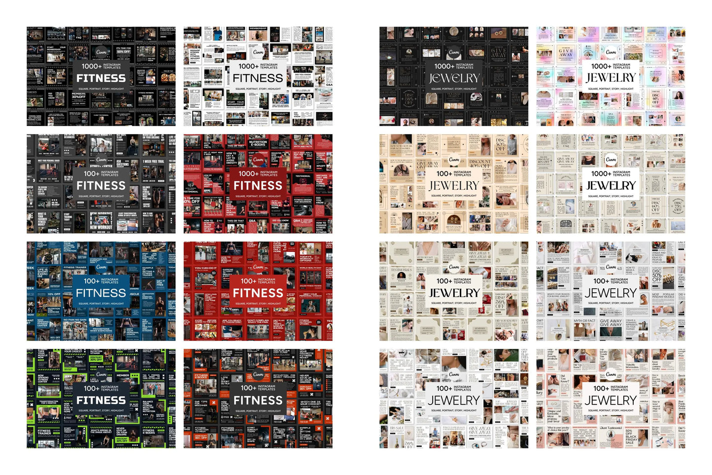 55,000+ Instagram Templates (PLR/MRR)